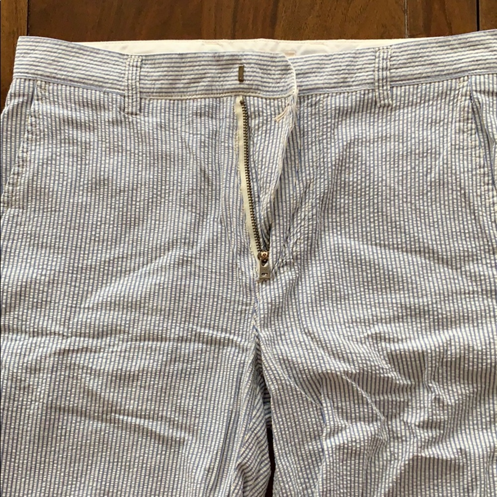 J Crew Men’s seersucker shorts